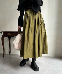 DouDou | 【WEB限定】タフタフレアスカート(スカート)