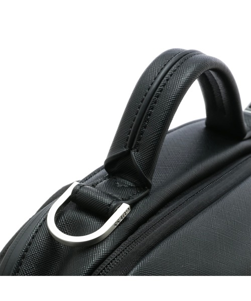 Guess（ゲス）の「CERTOSA Saffiano Smartbackpack（バックパック/リュック・メンズ・ブラック・ONE SIZE）」の2枚目の写真