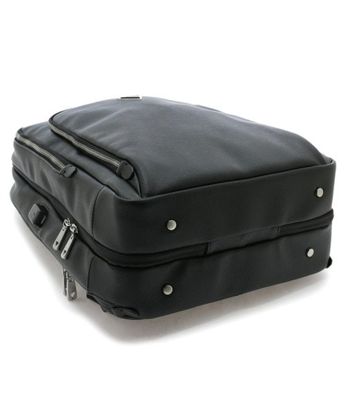 Guess（ゲス）の「CERTOSA Saffiano Smartbackpack（バックパック/リュック・メンズ・ブラック・ONE SIZE）」の7枚目の写真