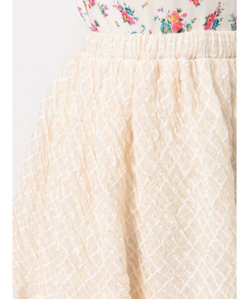 merry jenny（メリージェニー）の「checkシアーテイアードスカート（スカート・レディース・オフホワイト/アイボリー/ブラック・FREE）」の19枚目の写真