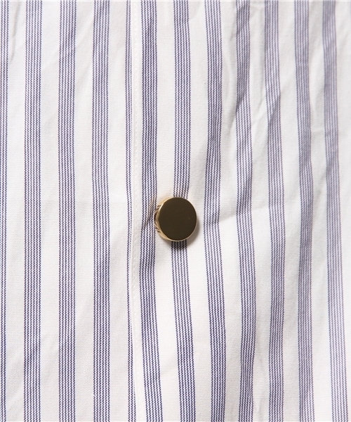 EDIFICE(エディフィス)の「◇ギザ88 80/2 サキゾメ シャツコーチジャケット(シャツ/ブラウス・メンズ・ブラック/ブルー・48/46/44)」の3枚目の写真