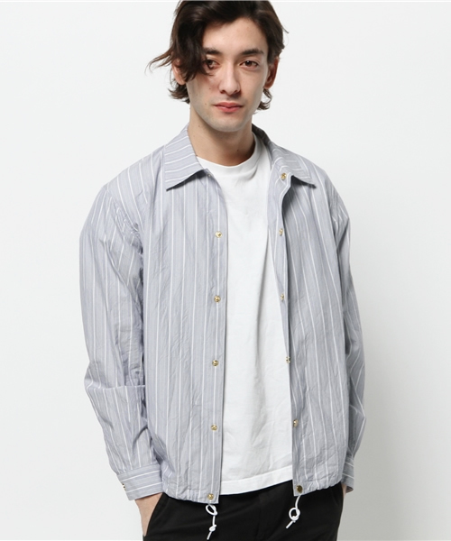 EDIFICE(エディフィス)の「◇ギザ88 80/2 サキゾメ シャツコーチジャケット(シャツ/ブラウス・メンズ・ブラック/ブルー・48/46/44)」の12枚目の写真