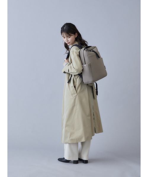 EDITA.（エディータ）の「ネオプレンバックパック  マザーズ / 通勤（バックパック/リュック・レディース・オフホワイト/チャコールグレー/ブラック/ダークグレー/ライトグレー・FREE）」の14枚目の写真