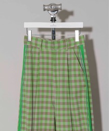 定価14850今季メゾンスペシャル完売品チェックパンツgreen×pink 定価14850今季メゾンスペシャル完売品チェックパンツgreen×pink
