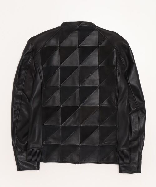 C DIEM ストレッチシープレザーコンビジャケット C DIEM（カルペディエム）の「C DIEM(カルペディエム)シープレザー