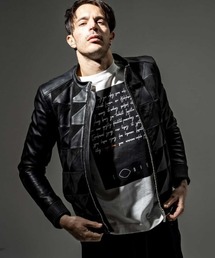 C DIEM ストレッチシープレザーコンビジャケット C DIEM ストレッチ