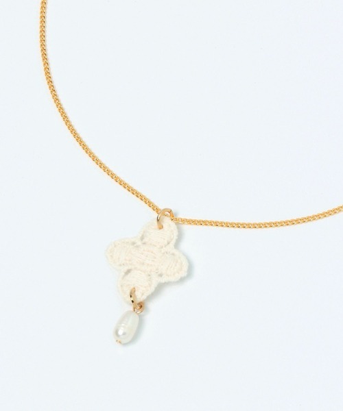 studio CLIP（スタディオクリップ）の「【daily CLIP】レースネックレス（ネックレス・レディース・その他1/その他2・FREE）」の2枚目の写真