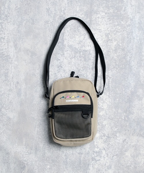 CONVERSE（コンバース）の「【CONVERSE/コンバース】SNEAKERS PRINT SHOULDER BAGスニーカープリントショルダーバッグ（ショルダーバッグ・レディース・ベージュ/ホワイト/ブラック・FREE）」の11枚目の写真