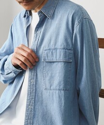 B:MING by BEAMS（ビーミングバイビームス）の「B:MING by BEAMS / 5.5oz デニム ボックス シャツ（シャツ/ブラウス・メンズ）」