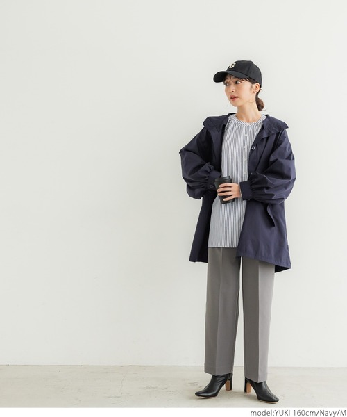 coca（coca）（コカ）の「フードジャケット（その他アウター・レディース・カーキ/ネイビー・M/L）」の10枚目の写真