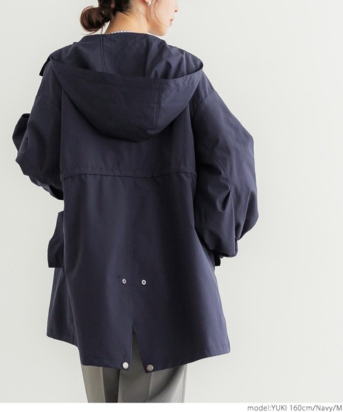 coca（coca）（コカ）の「フードジャケット（その他アウター・レディース・カーキ/ネイビー・M/L）」の12枚目の写真