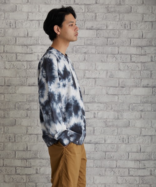 【セール】FL/タイダイ染め刺繍ロゴトレーナー（スウェット）｜CERCA（チェルカ）