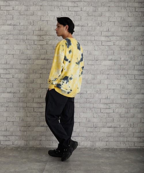 【セール】FL/タイダイ染め刺繍ロゴトレーナー（スウェット）｜CERCA（チェルカ）