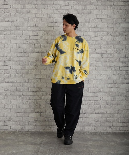 【セール】FL/タイダイ染め刺繍ロゴトレーナー（スウェット）｜CERCA（チェルカ）