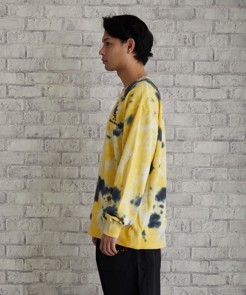 【セール】FL/タイダイ染め刺繍ロゴトレーナー（スウェット）｜CERCA（チェルカ）