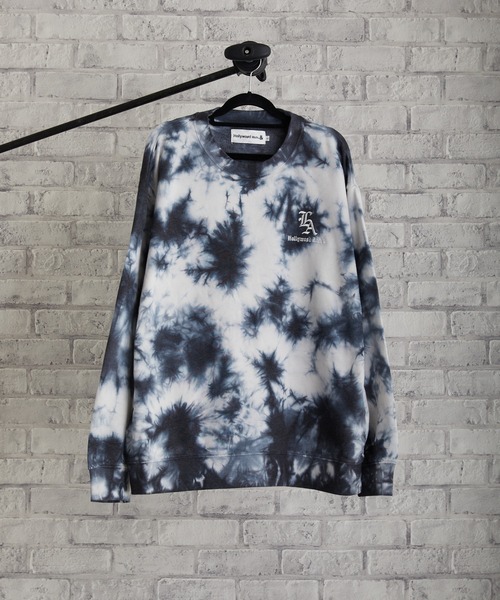 【セール】FL/タイダイ染め刺繍ロゴトレーナー（スウェット）｜CERCA（チェルカ）