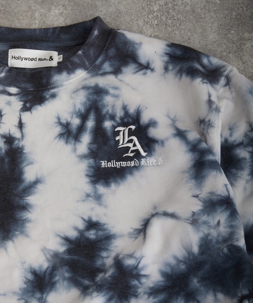 【セール】FL/タイダイ染め刺繍ロゴトレーナー（スウェット）｜CERCA（チェルカ）