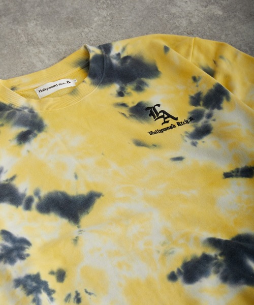 【セール】FL/タイダイ染め刺繍ロゴトレーナー（スウェット）｜CERCA（チェルカ）