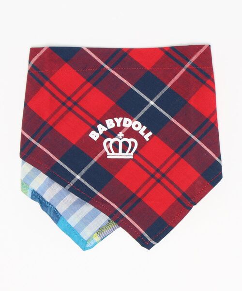BABYDOLL（ベビードール）の「リバーシブルバンダナスタイ 7892（スタイ/よだれかけ・レディース・ブラック/イエロー/レッド/パープル・F）」の2枚目の写真