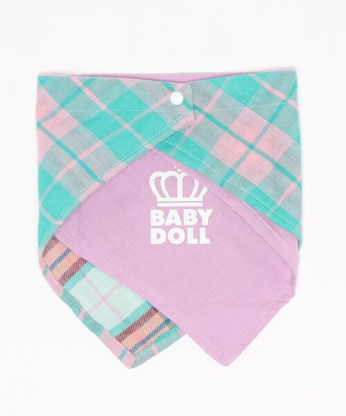BABYDOLL（ベビードール）の「リバーシブルバンダナスタイ 7892（スタイ/よだれかけ・レディース・ブラック/イエロー/レッド/パープル・F）」の6枚目の写真
