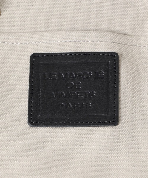 LE MARCHE DE VIMPETS PRIS(ルマルシェドヴィムペッツ)の「『別注』LE MARCHE DE VIMPETS×DOORS マルシェトート(トートバッグ・レディース・アイボリー/ライトグレー・ONE)」の10枚目の写真