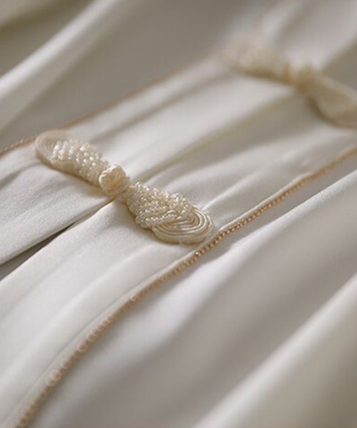 Coo+i（クーイ）の「チャイナブラウス（シャツ/ブラウス・レディース・ホワイト・FREE）」の4枚目の写真