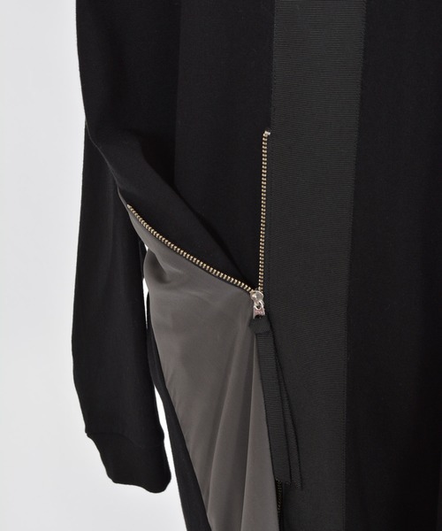 gomme（ゴム）の「20/-天竺 ファスナーワンピース（ワンピース）」 - WEAR