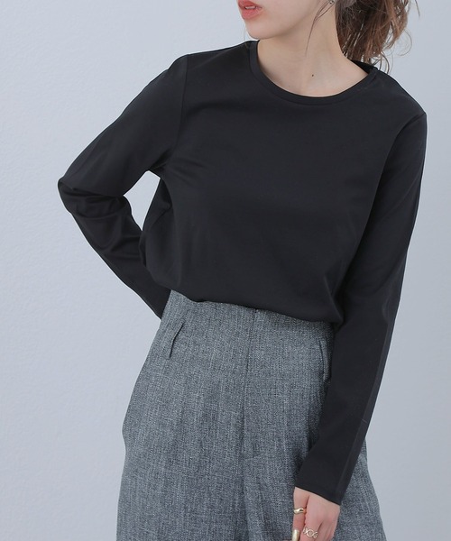 COLONY 2139（コロニートゥーワンスリーナイン）の「スマート長袖クルーTシャツ（Tシャツ/カットソー・レディース・ホワイト/ブラック/ライトグレー・SMALL/MEDIUM/LARGE）」の3枚目の写真