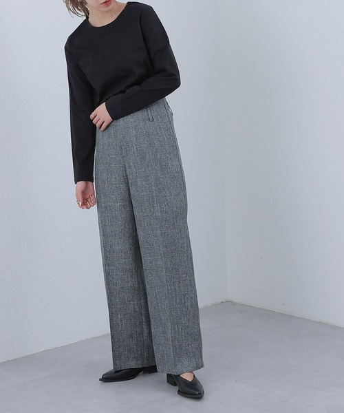 COLONY 2139（コロニートゥーワンスリーナイン）の「スマート長袖クルーTシャツ（Tシャツ/カットソー・レディース・ホワイト/ブラック/ライトグレー・SMALL/MEDIUM/LARGE）」の21枚目の写真