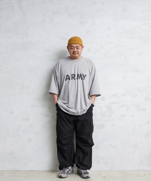 MILITARY（ミリタリー）の「実物 新品 デッドストック 米軍 IPFU ARMY Tシャツ バックプリント入り（Tシャツ/カットソー・メンズ・グレー・XL/XXXL/M）」の8枚目の写真