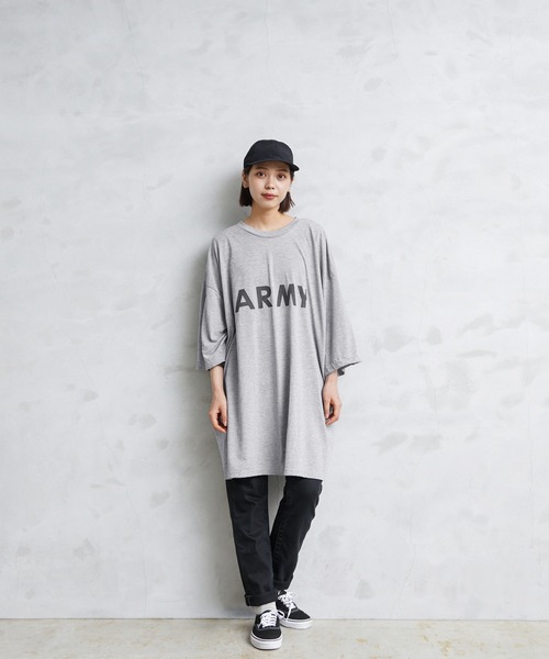 MILITARY（ミリタリー）の「実物 新品 デッドストック 米軍 IPFU ARMY Tシャツ バックプリント入り（Tシャツ/カットソー・メンズ・グレー・XL/XXXL/M）」の9枚目の写真
