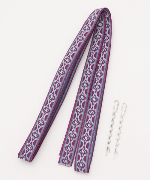 チャイハネ（チャイハネ）の「【チャイハネ】モロッカセットストリング（その他ヘアアクセサリー・レディース・ターコイズブルー/パープル・FREE）」の3枚目の写真