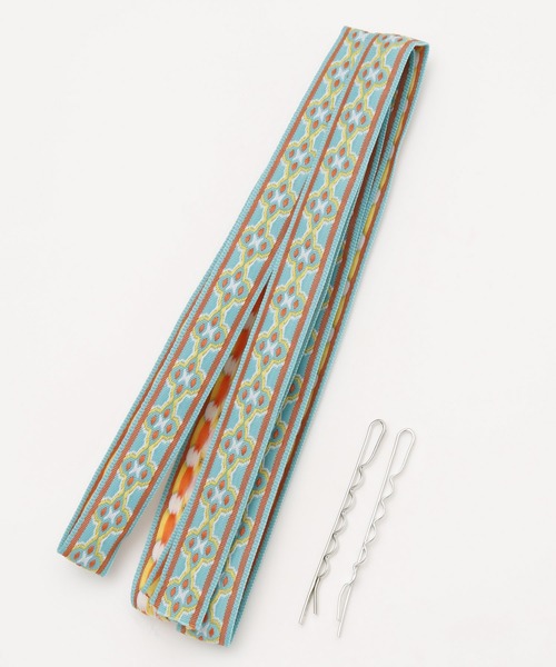 チャイハネ（チャイハネ）の「【チャイハネ】モロッカセットストリング（その他ヘアアクセサリー・レディース・ターコイズブルー/パープル・FREE）」の5枚目の写真