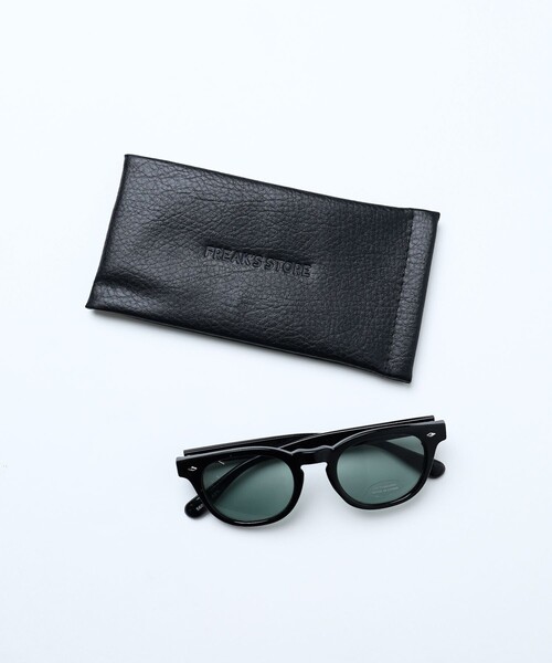 FREAK'S STORE(フリークスストア)の「ウェリントン ファッション用グラス(メガネ・メンズ・ブラック/チャコールグレー/シルバー/ブルー/グレー/その他9/グリーン/オリーブ・FREE/フリ-)」の16枚目の写真