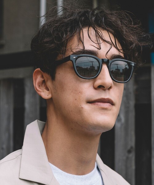 FREAK'S STORE(フリークスストア)の「ウェリントン ファッション用グラス(メガネ・メンズ・ブラック/チャコールグレー/シルバー/ブルー/グレー/その他9/グリーン/オリーブ・FREE/フリ-)」の20枚目の写真