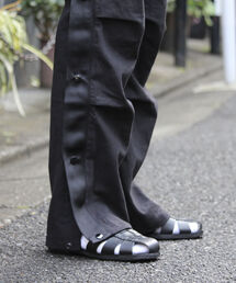 GLOSTER | 【GLOSTER/グロスター】サイドスナップフレアパンツ サイドスリット セットアップ対応(その他パンツ)