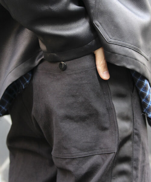 GLOSTER（グロスター）の「【GLOSTER/グロスター】サイドスナップフレアパンツ サイドスリット セットアップ対応（その他パンツ・メンズ・ブラック・M/L）」の15枚目の写真