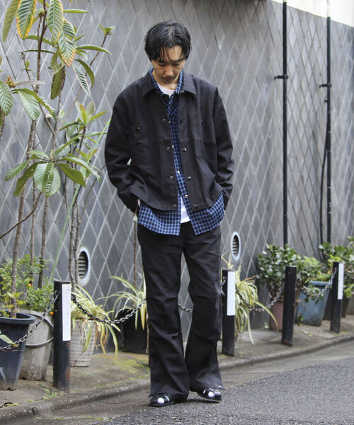 GLOSTER（グロスター）の「【GLOSTER/グロスター】サイドスナップフレアパンツ サイドスリット セットアップ対応（その他パンツ・メンズ・ブラック・M/L）」の18枚目の写真