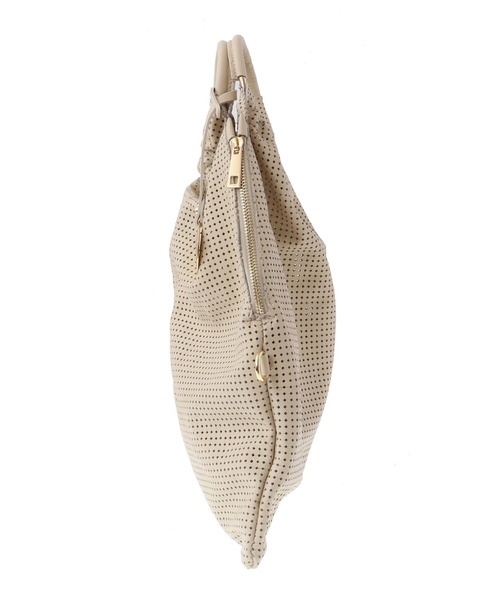 BEVINI(べヴィニ)の「<BEVINI (ベヴィニ)>2WAYメッシュバッグ(ハンドバッグ・レディース・ベージュ/ブラウン・FREE)」の4枚目の写真