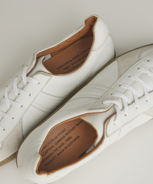 REPRODUCTION OF FOUND（リプロダクションオブファウンド）の「【REPRODUCTION OF FOUND/リプロダクションオブファウンド】GERMAN TRAINER（スニーカー・メンズ・アイボリー/ホワイト/ブラック・41/42/43/44）」の13枚目の写真