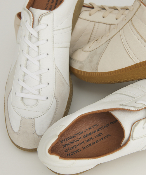 REPRODUCTION OF FOUND（リプロダクションオブファウンド）の「【REPRODUCTION OF FOUND/リプロダクションオブファウンド】GERMAN TRAINER（スニーカー・メンズ・アイボリー/ホワイト/ブラック・41/42/43/44）」の15枚目の写真