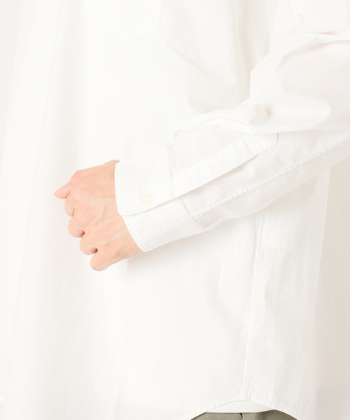 417 EDIFICE（フォーワンセブンエディフィス）の「【ESSENTIAL / エッセンシャル】ブロードシャツ（シャツ/ブラウス・メンズ・グリーン/オレンジ/ライトグリーン/パープル/ホワイト/スカイブルー・SMALL/LARGE/MEDIUM）」の16枚目の写真