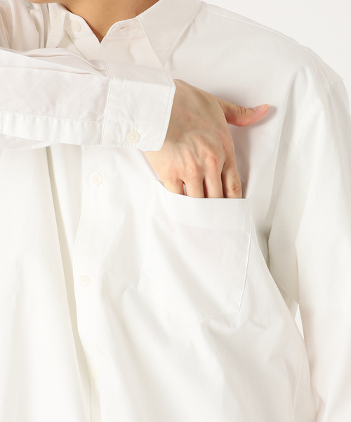 417 EDIFICE（フォーワンセブンエディフィス）の「【ESSENTIAL / エッセンシャル】ブロードシャツ（シャツ/ブラウス・メンズ・グリーン/オレンジ/ライトグリーン/パープル/ホワイト/スカイブルー・SMALL/LARGE/MEDIUM）」の18枚目の写真