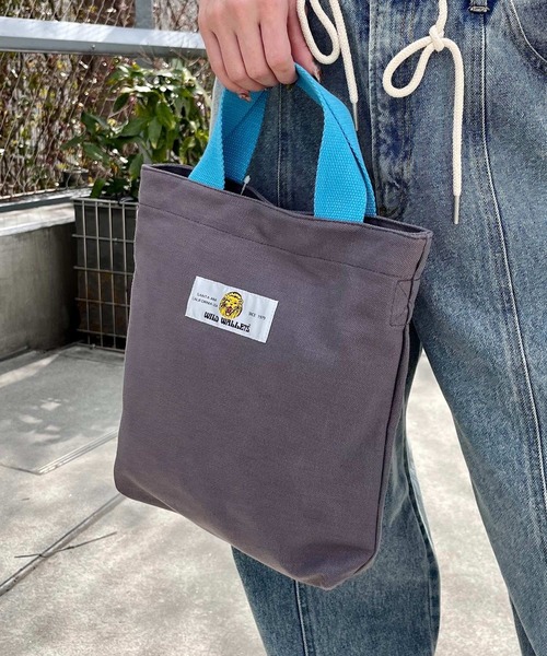 PBLIM（ページボーイリム）の「PAGEBOYLIM/WWキャンパスミニトート（ショルダーバッグ・レディース・ブラック/チャコールグレー/カーキ/アイボリー・FREE）」の9枚目の写真