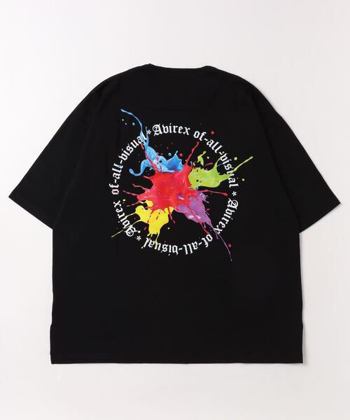 AVIREX（アヴィレックス）の「《直営店限定》AVIREX × A4A CIRCLE LOGO T-SHIRT / サークルロゴ Tシャツ / AVIREX / アヴィレックス（Tシャツ/カットソー・メンズ・ホワイト/ブラック・M/L）」の3枚目の写真