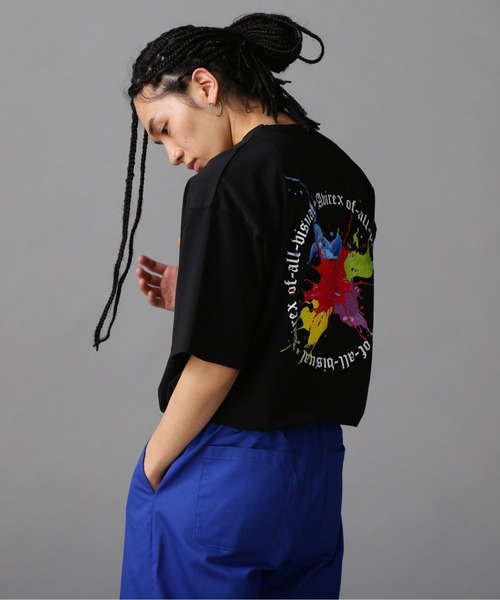 AVIREX（アヴィレックス）の「《直営店限定》AVIREX × A4A CIRCLE LOGO T-SHIRT / サークルロゴ Tシャツ / AVIREX / アヴィレックス（Tシャツ/カットソー・メンズ・ホワイト/ブラック・M/L）」の7枚目の写真