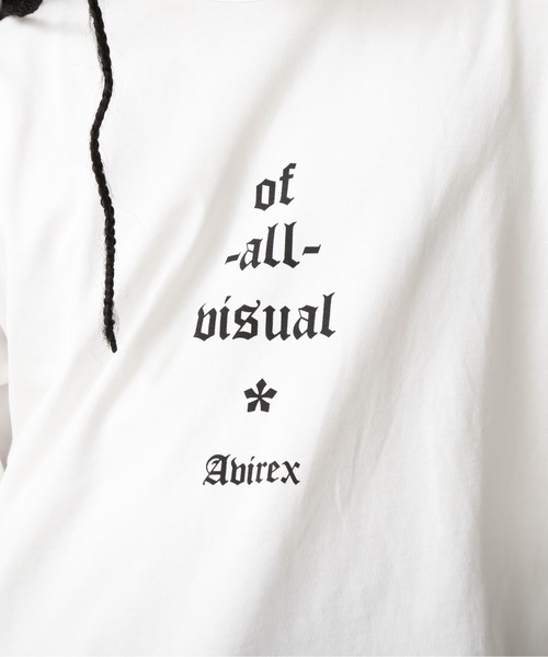 AVIREX（アヴィレックス）の「《直営店限定》AVIREX × A4A CIRCLE LOGO T-SHIRT / サークルロゴ Tシャツ / AVIREX / アヴィレックス（Tシャツ/カットソー・メンズ・ホワイト/ブラック・M/L）」の13枚目の写真