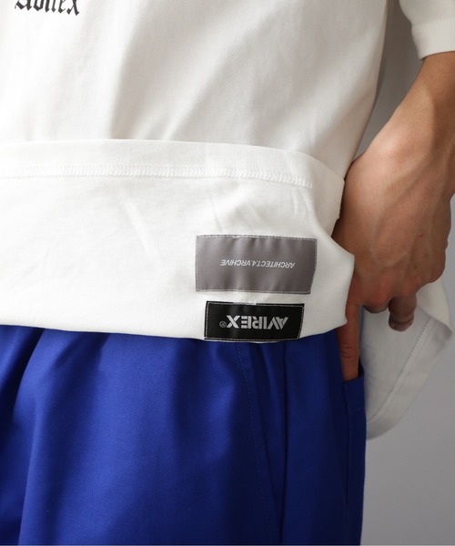 AVIREX（アヴィレックス）の「《直営店限定》AVIREX × A4A CIRCLE LOGO T-SHIRT / サークルロゴ Tシャツ / AVIREX / アヴィレックス（Tシャツ/カットソー・メンズ・ホワイト/ブラック・M/L）」の16枚目の写真