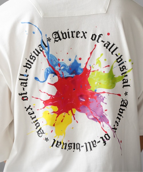 AVIREX（アヴィレックス）の「《直営店限定》AVIREX × A4A CIRCLE LOGO T-SHIRT / サークルロゴ Tシャツ / AVIREX / アヴィレックス（Tシャツ/カットソー・メンズ・ホワイト/ブラック・M/L）」の11枚目の写真