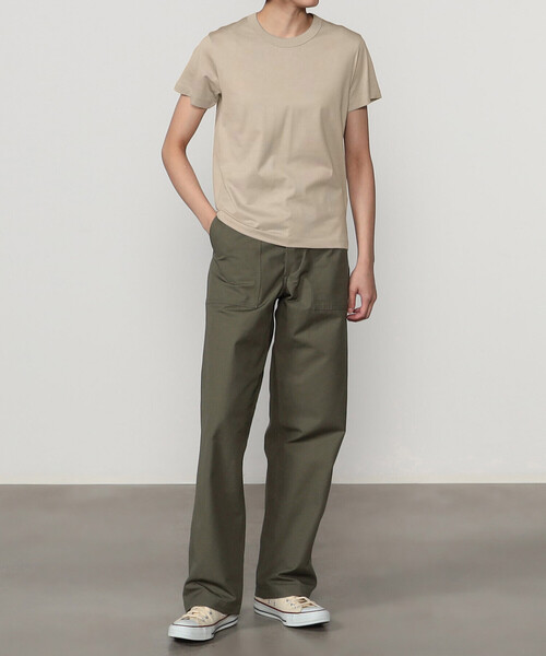handvaerk(ハンドバーク)の「handvaerk | 60/2 マイクロTシャツ SOLID WOMEN(Tシャツ/カットソー・レディース・ベージュ/ピンク/ホワイト/ブラック/ライトグレー・M/S)」の10枚目の写真
